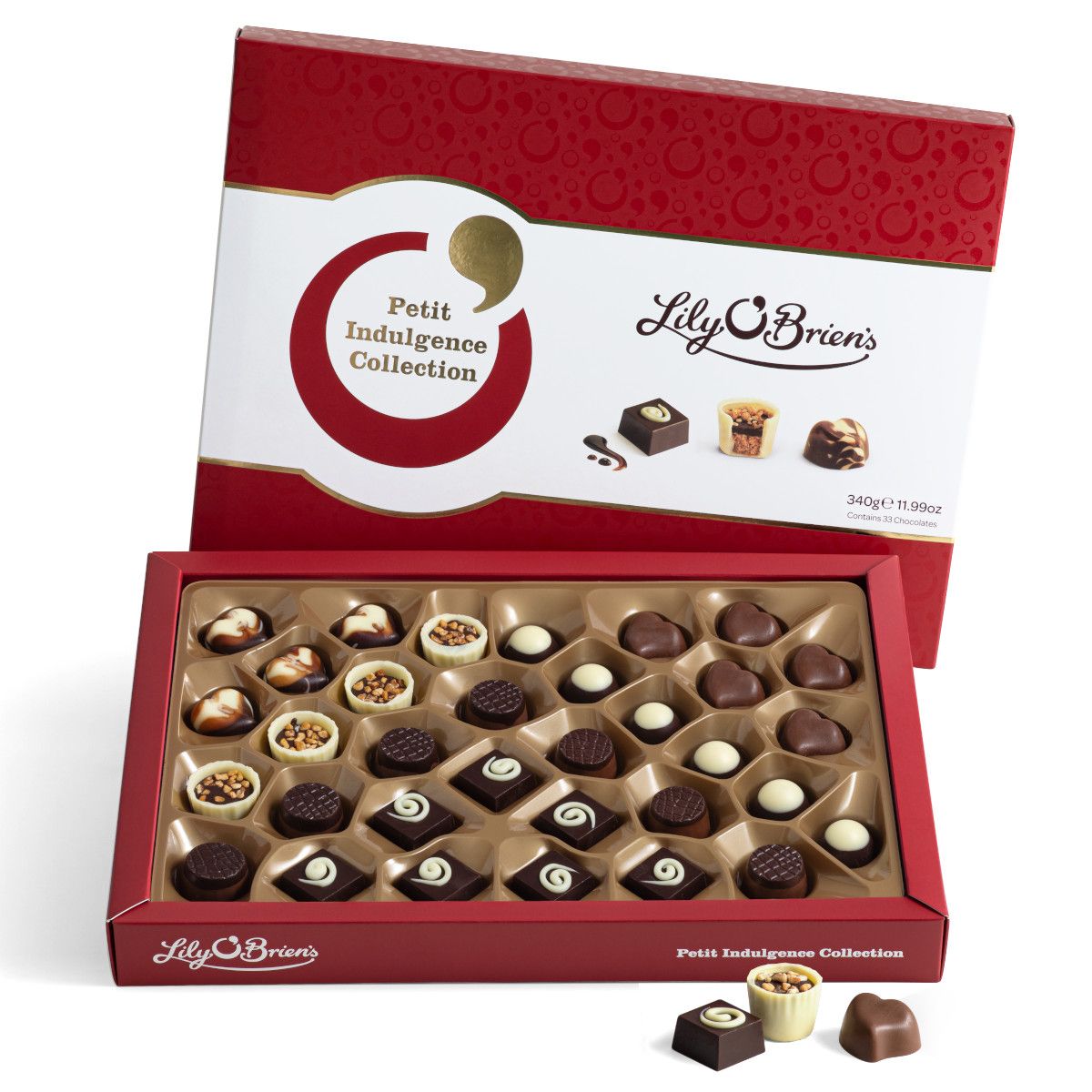 Lily O'Brien's Petit Indulgence Collection, 33 Chocolates, 340g