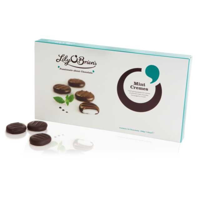 Dark Chocolate Mint Cremes, 24 chocolates, 200g by Lily O'Brien's Chocolates