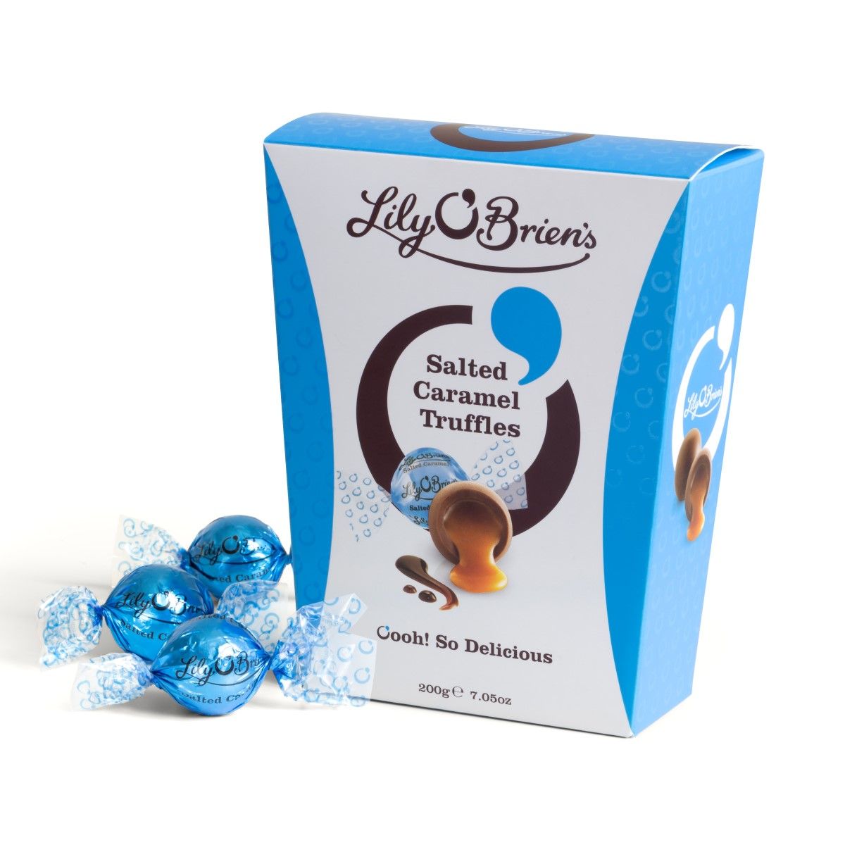 Salted Caramel Truffles, 16 Chocolates, 200g. 