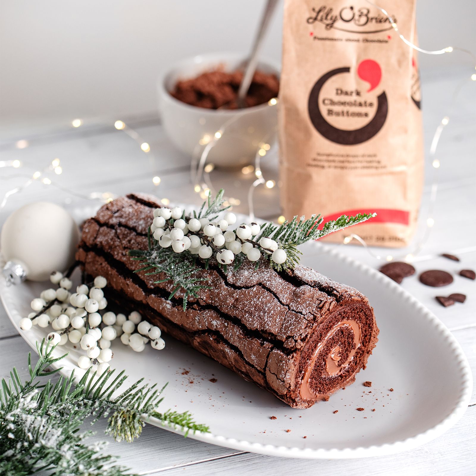 Festive Chocolate Roulade Recipe