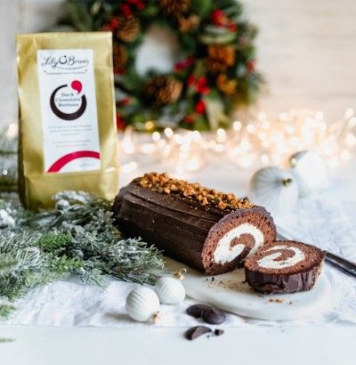 Deliciously Dark Lily's Chocolate Log Recipe