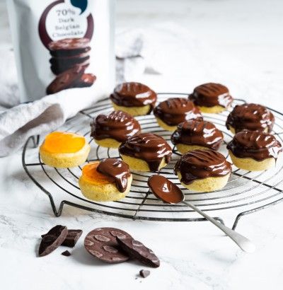 Homemade Dark Belgian Chocolate Jaffa cakes 