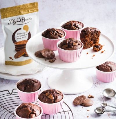 Salted Caramel Chocolate Muffins