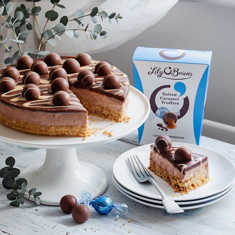 Salted Caramel Truffle Cheesecake 